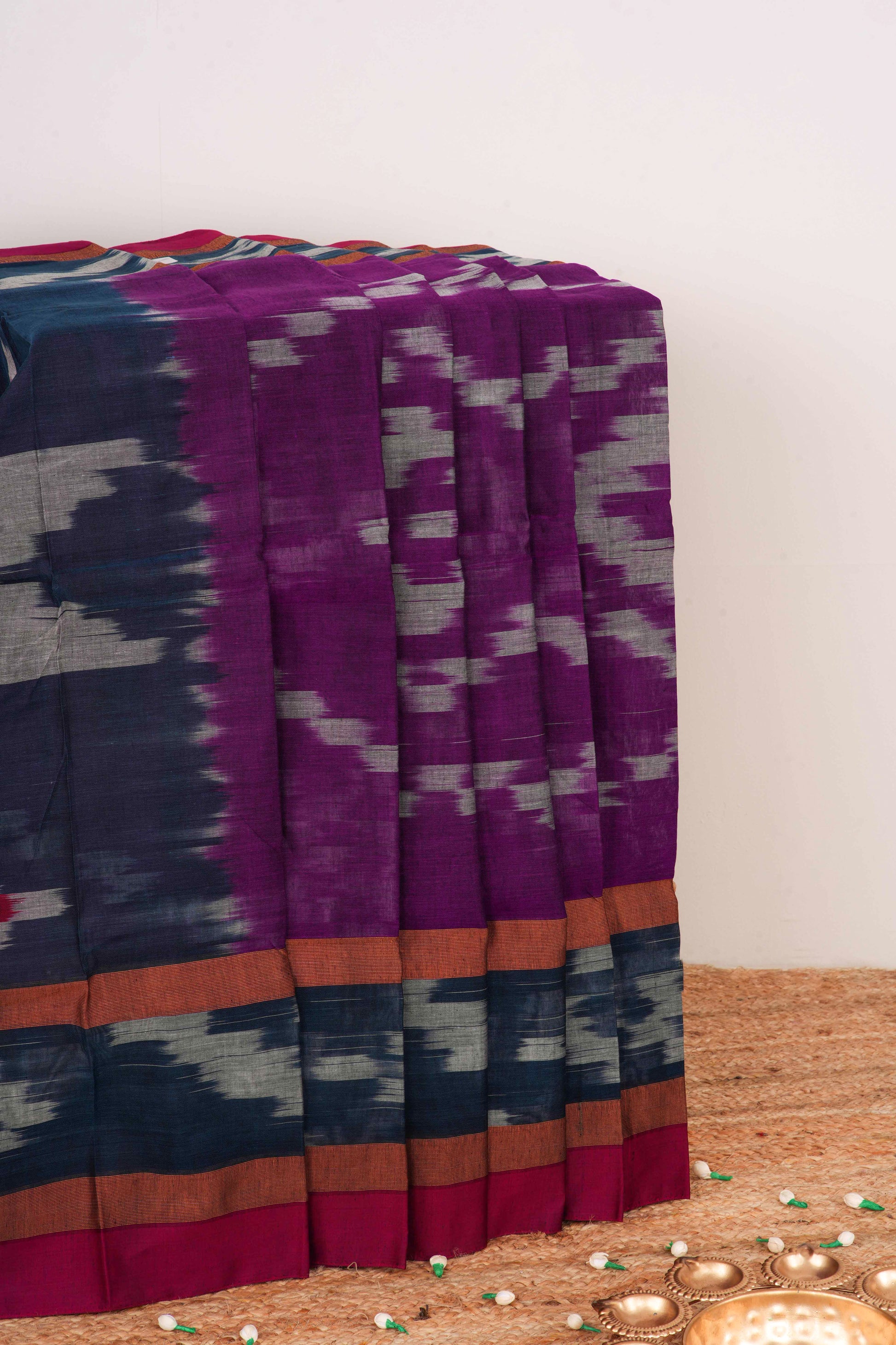 Maroon Bengal Cotton