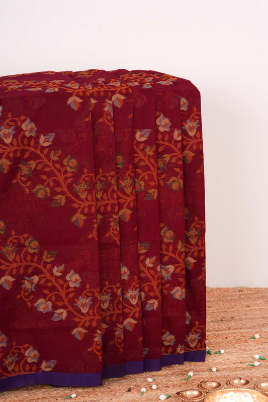 Maroon Bengal Cotton