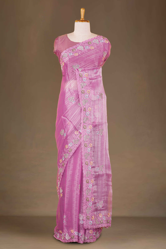 Pink Designer Sarees
