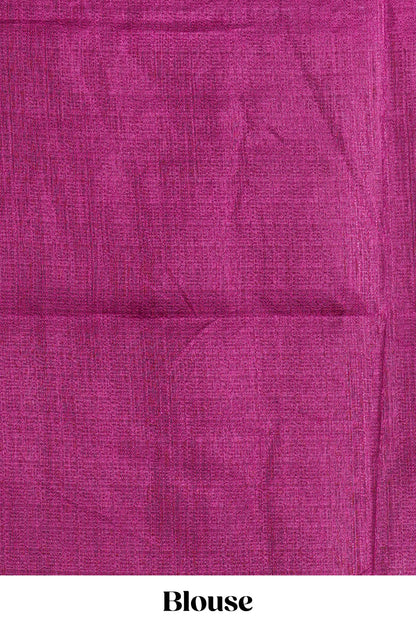 Blue south cotton saree with kalamkari print on body and pallu