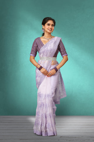 ORGANZA SAREE Image 1