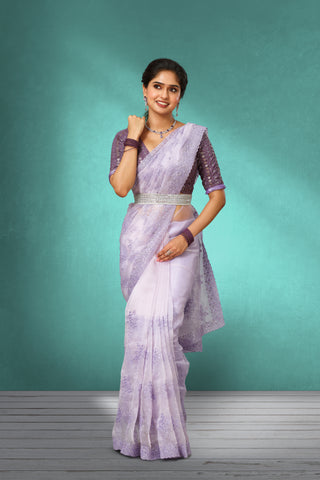 ORGANZA SAREE Image 4