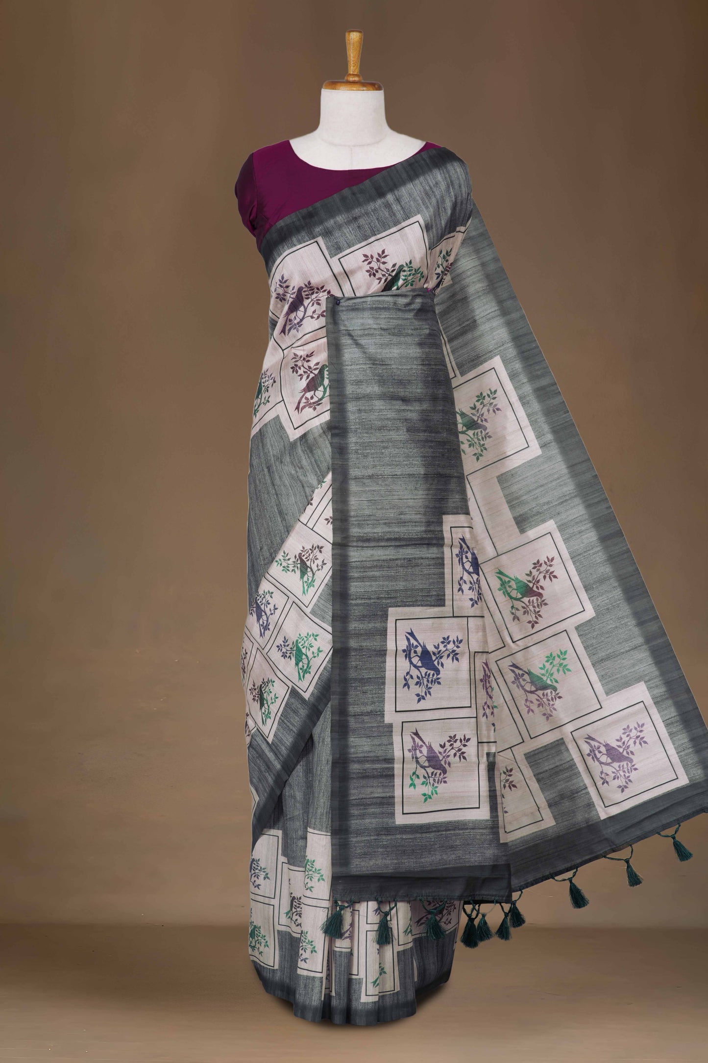 Tussar Cotton