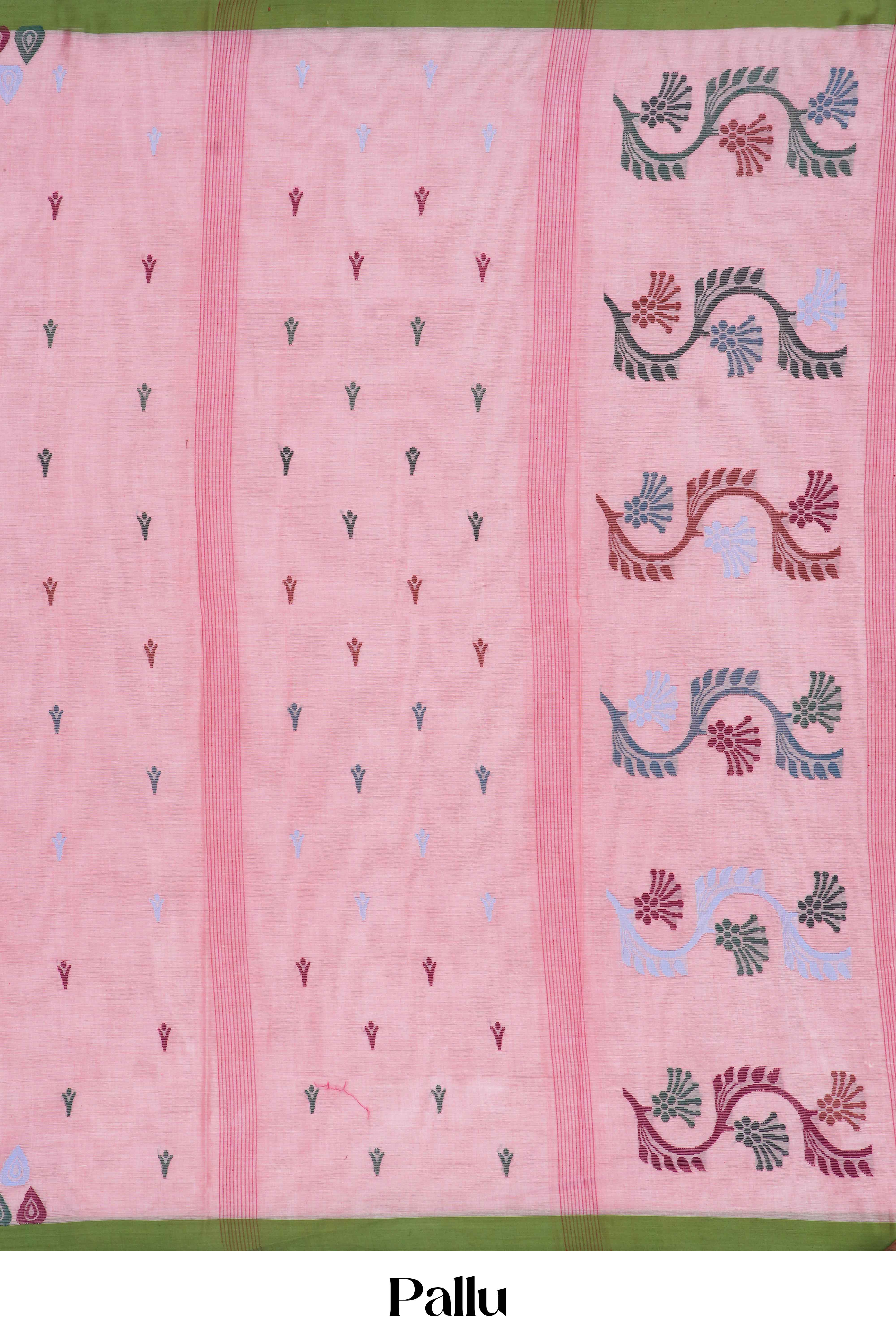 Bengal Cotton With Thread Butta