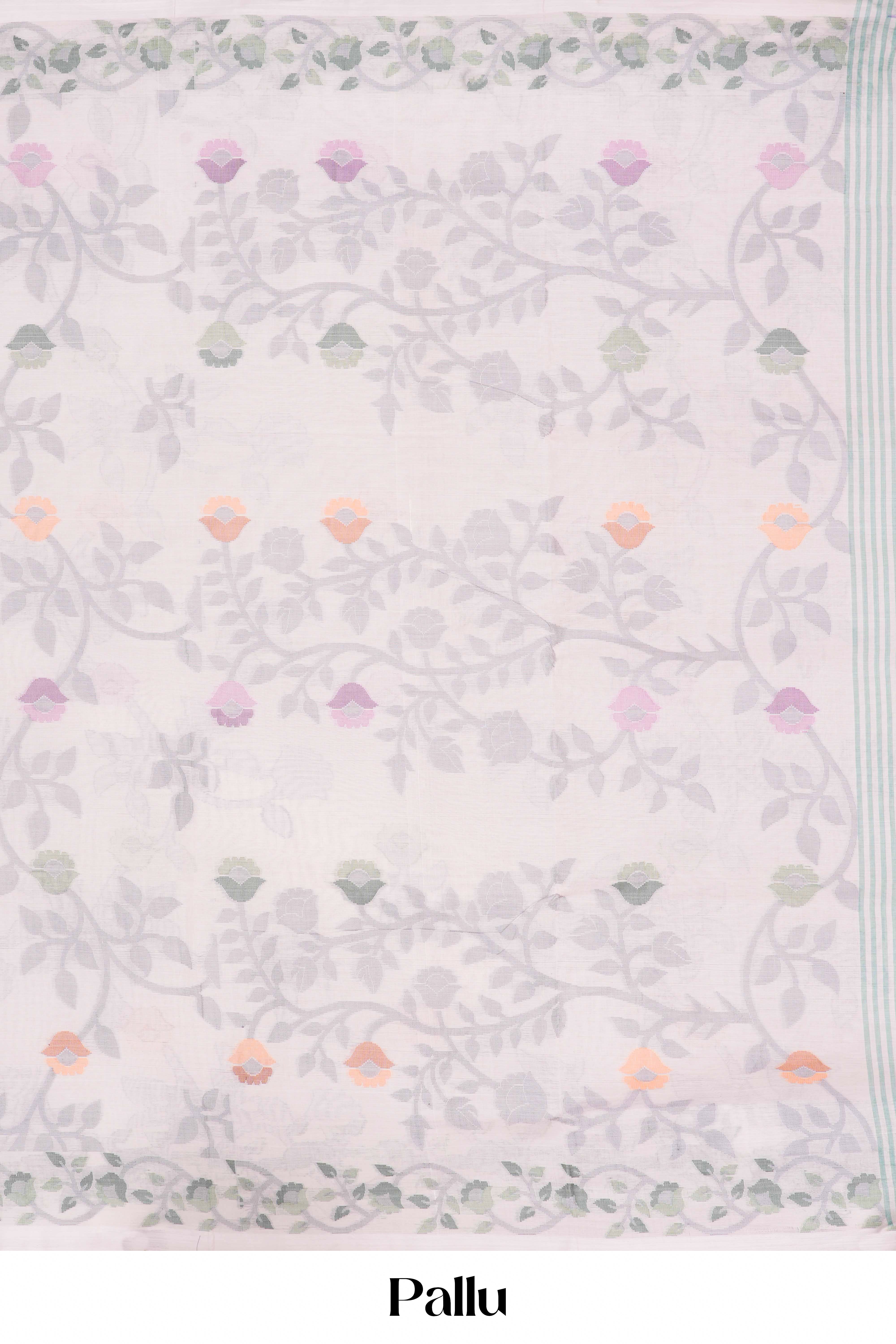 Bengal Cotton With Thread Butta