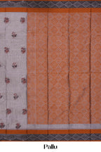 Grey Bengal Cotton With Buttas