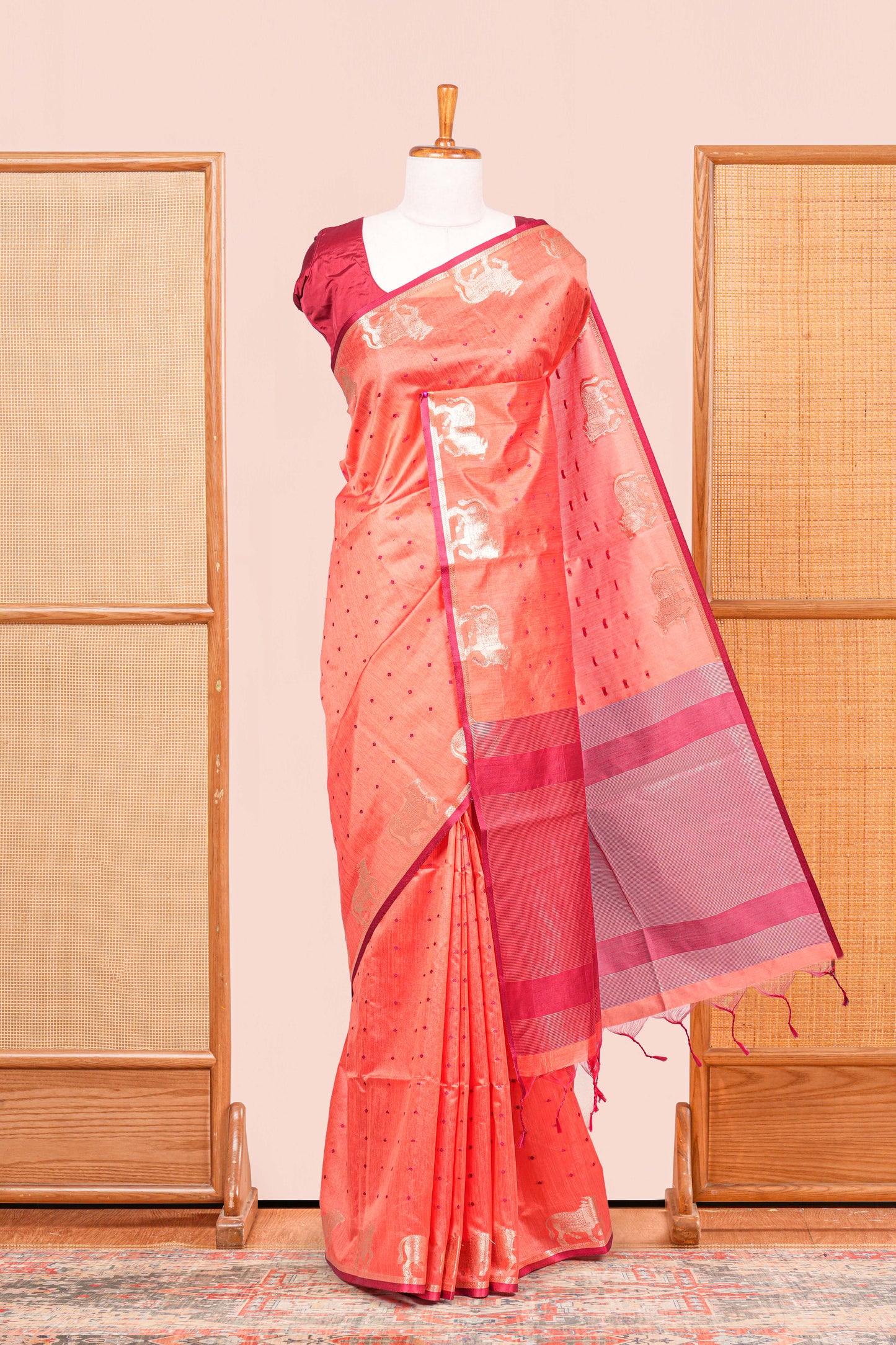 Art Tussar Sarees