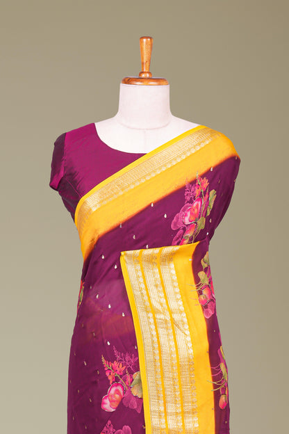 Moss Chiffon Sarees
