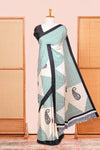 Modal Silk Saree Lightweight ,Flowy. Chevron Design Contrast Border