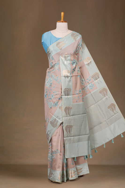 Satin Crepe Saree