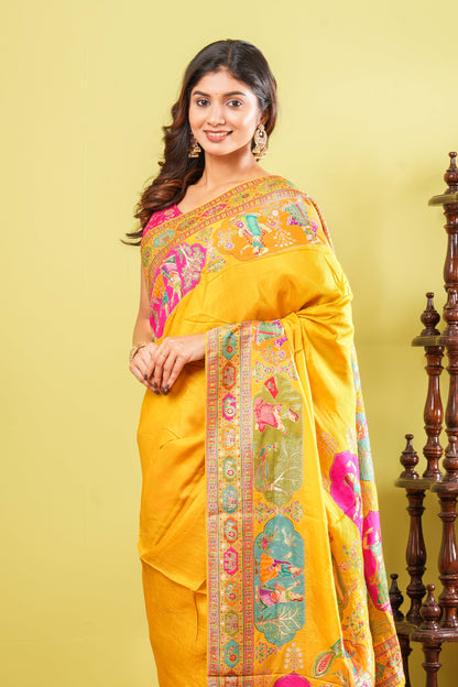 Pure Viscose  Position Print Sarees