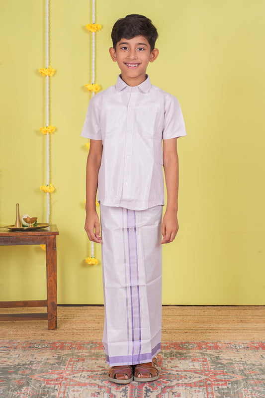 Boy's  Dhoti Shirt Set