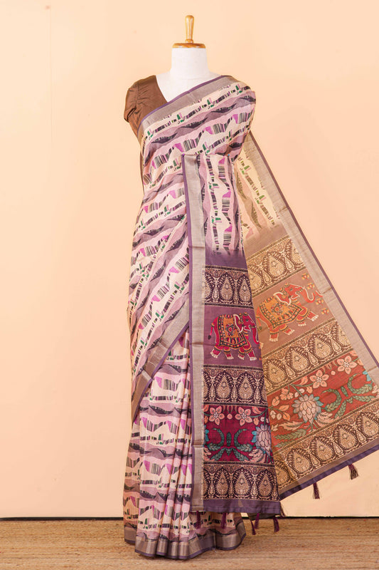 multi matka tussar saree