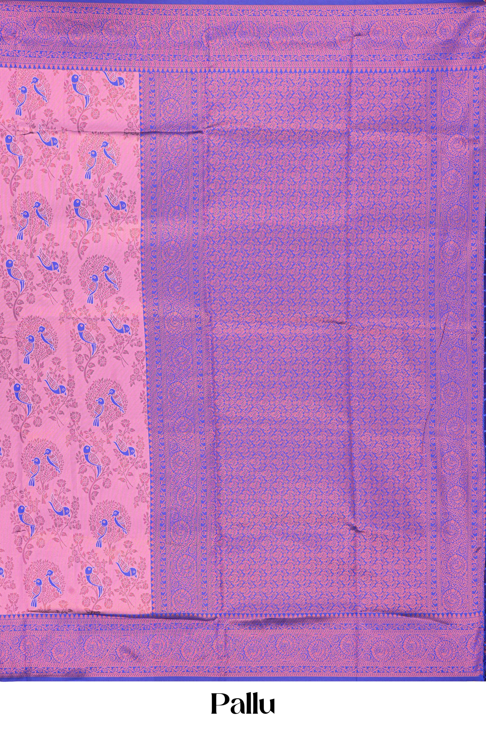 pink lichi silk