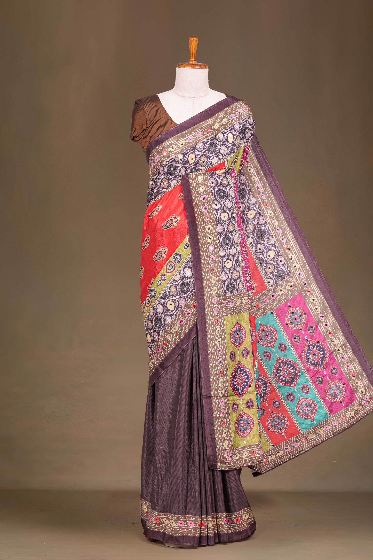 Rajasthani Mirror Work Sarees