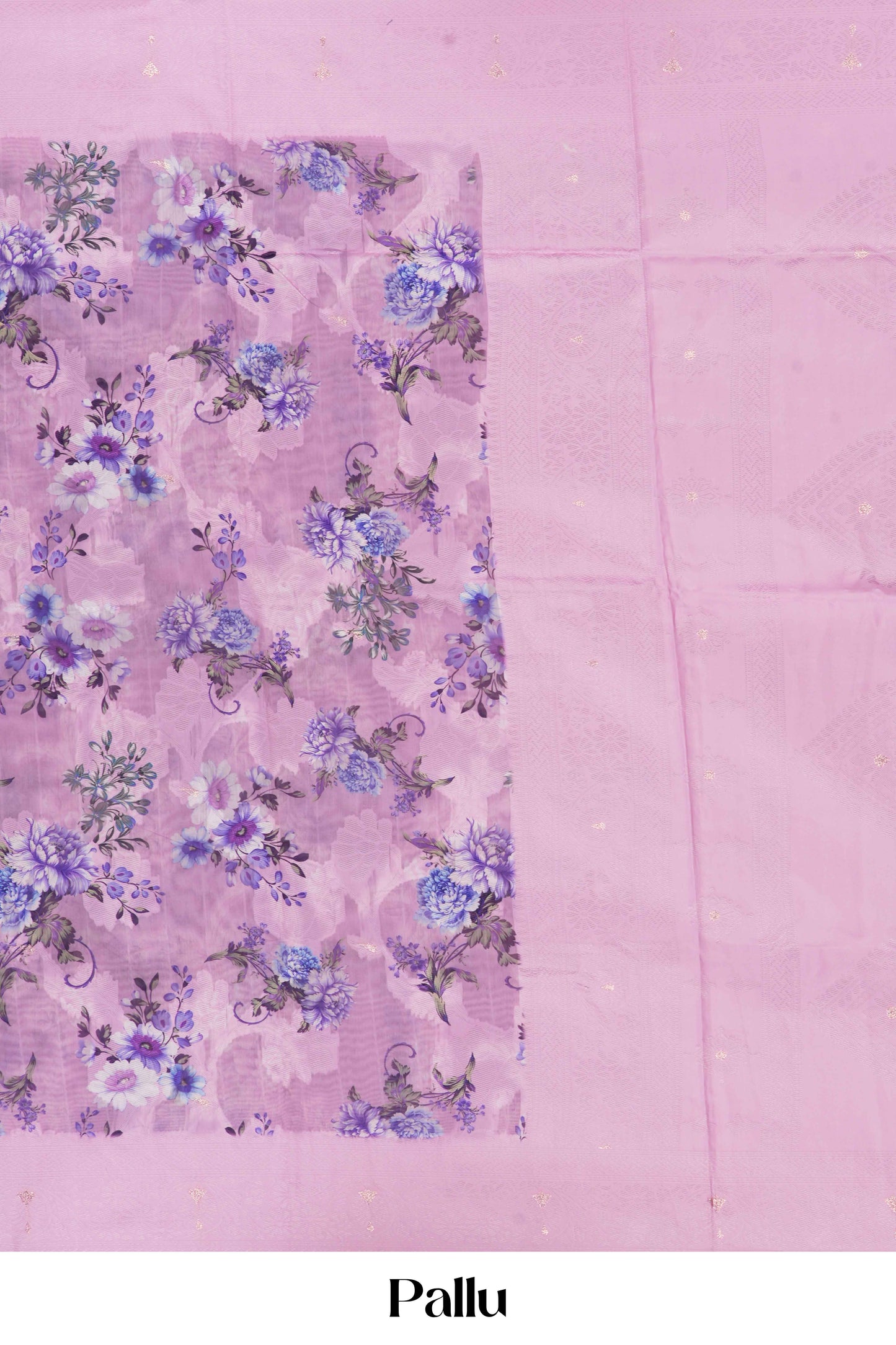 Lucknowi Silk  Saree
