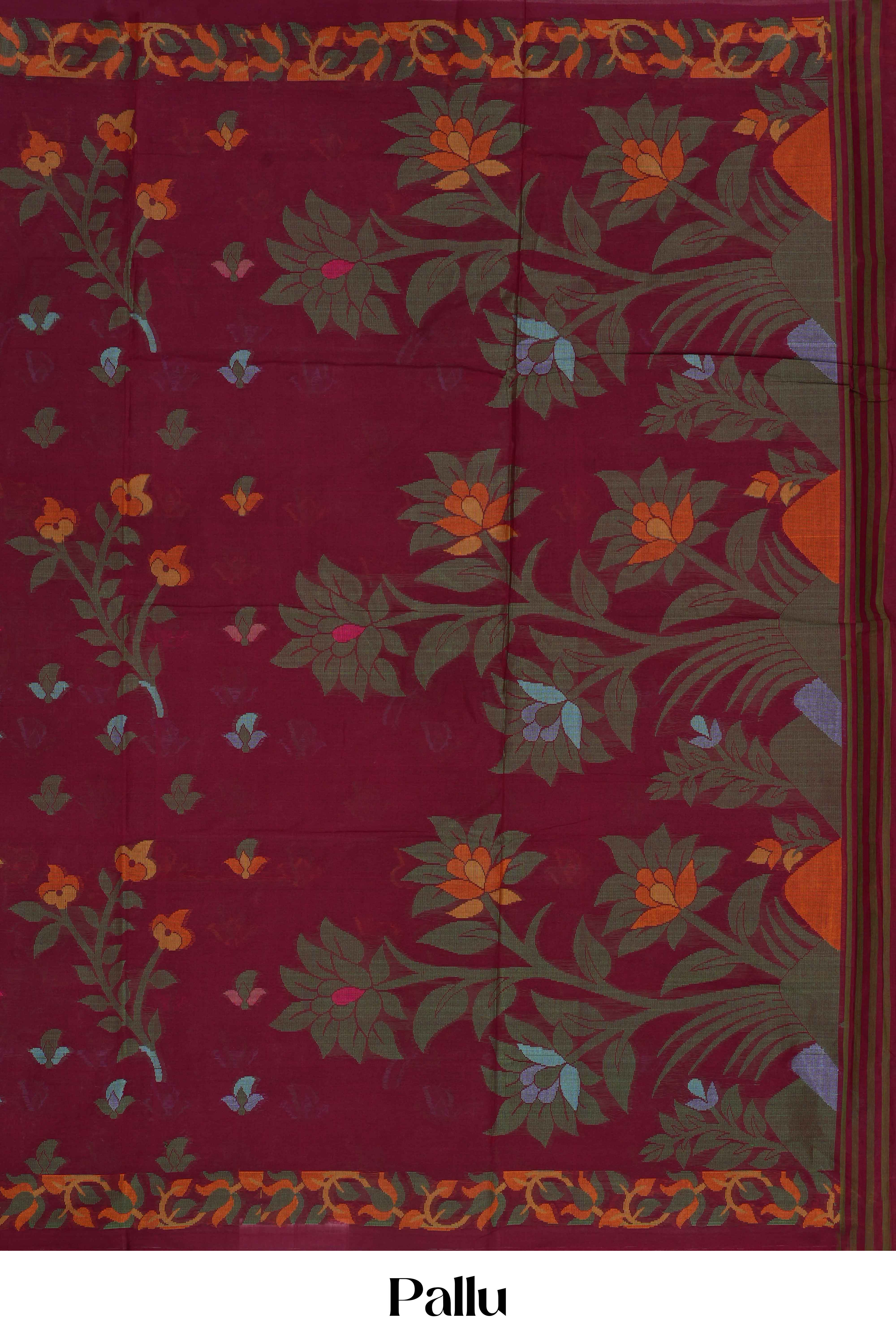 Bengal Cotton With Thread Butta
