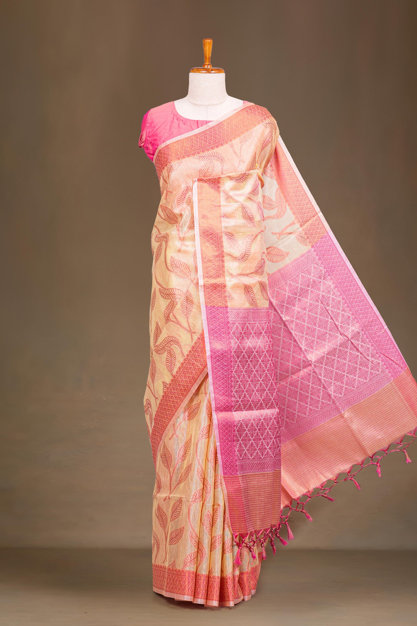 Linen Tissue Sarees