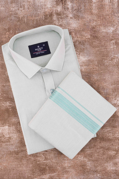 Mens Dhoti Shirt Set