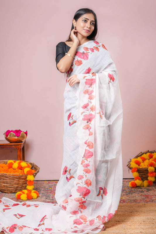 Linen Sarees
