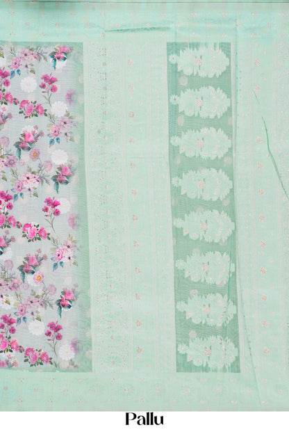 Lucknowi Silk Sarees
