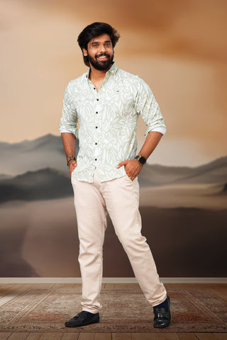 CORD DIGITEL PRINT SHIRT Image 3