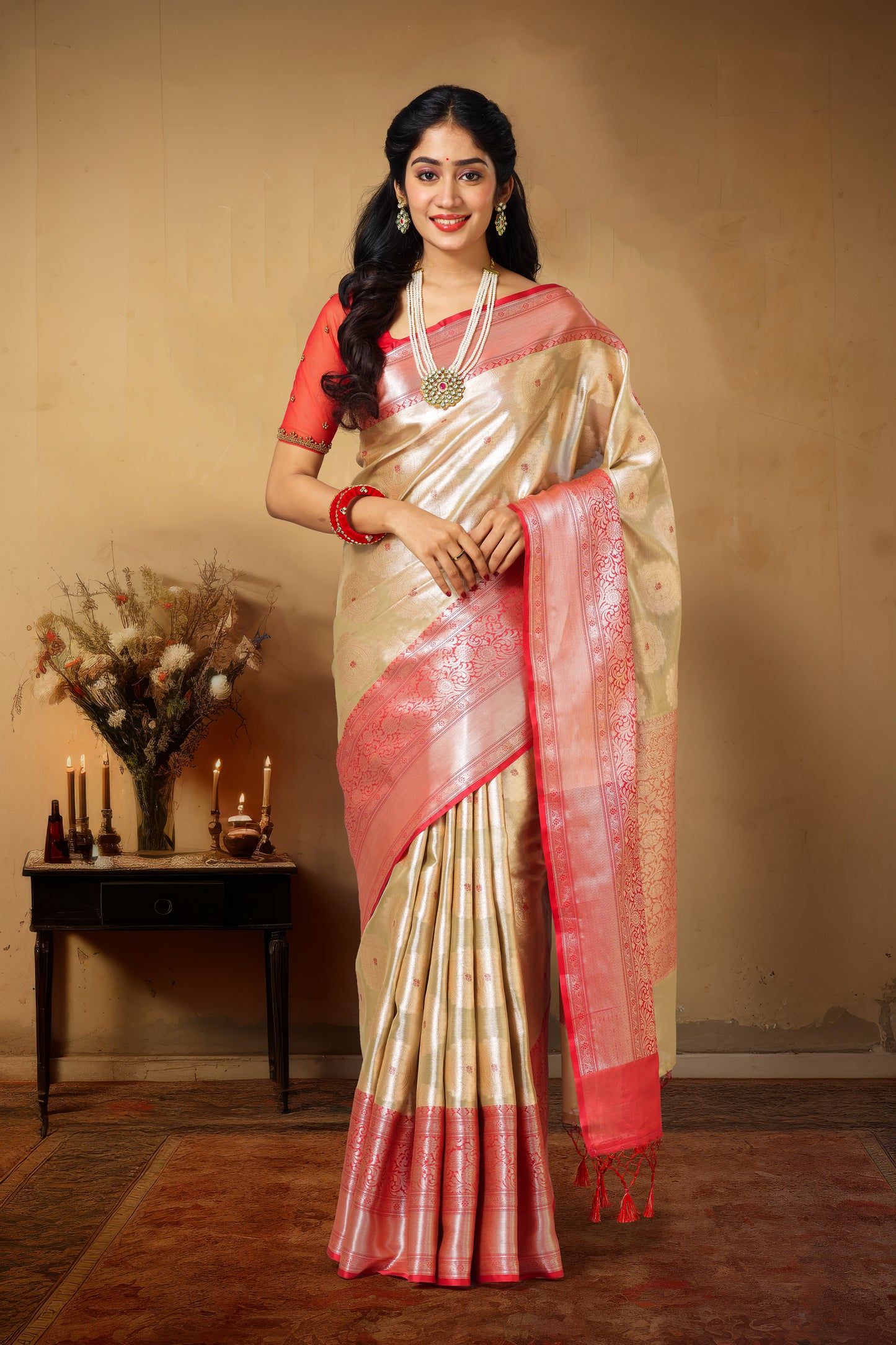 Tissue Sarees
