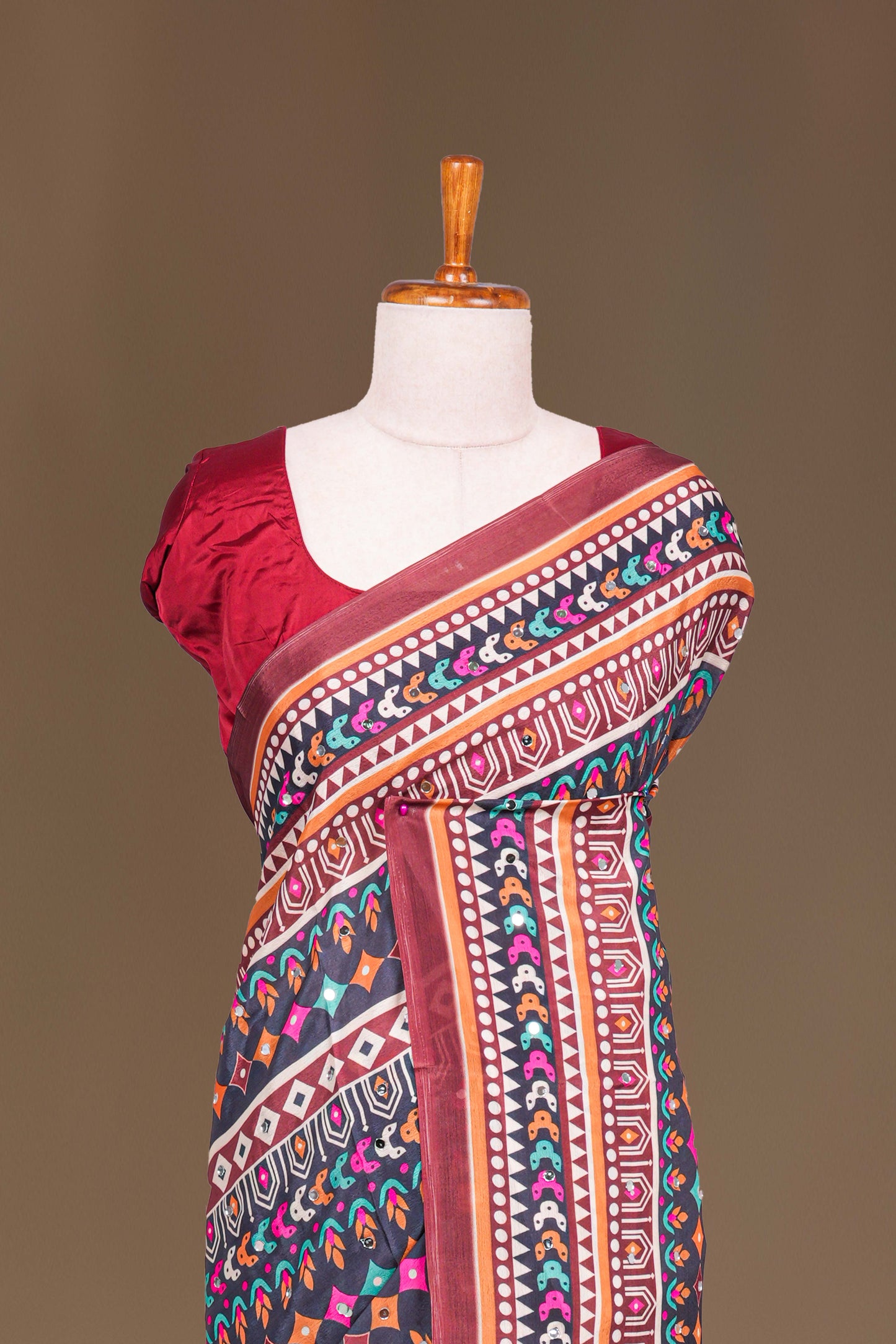 Rajasthani Mirror Work Sarees