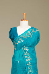 Munga Cotton All Over Zari Weaving With Zari Border