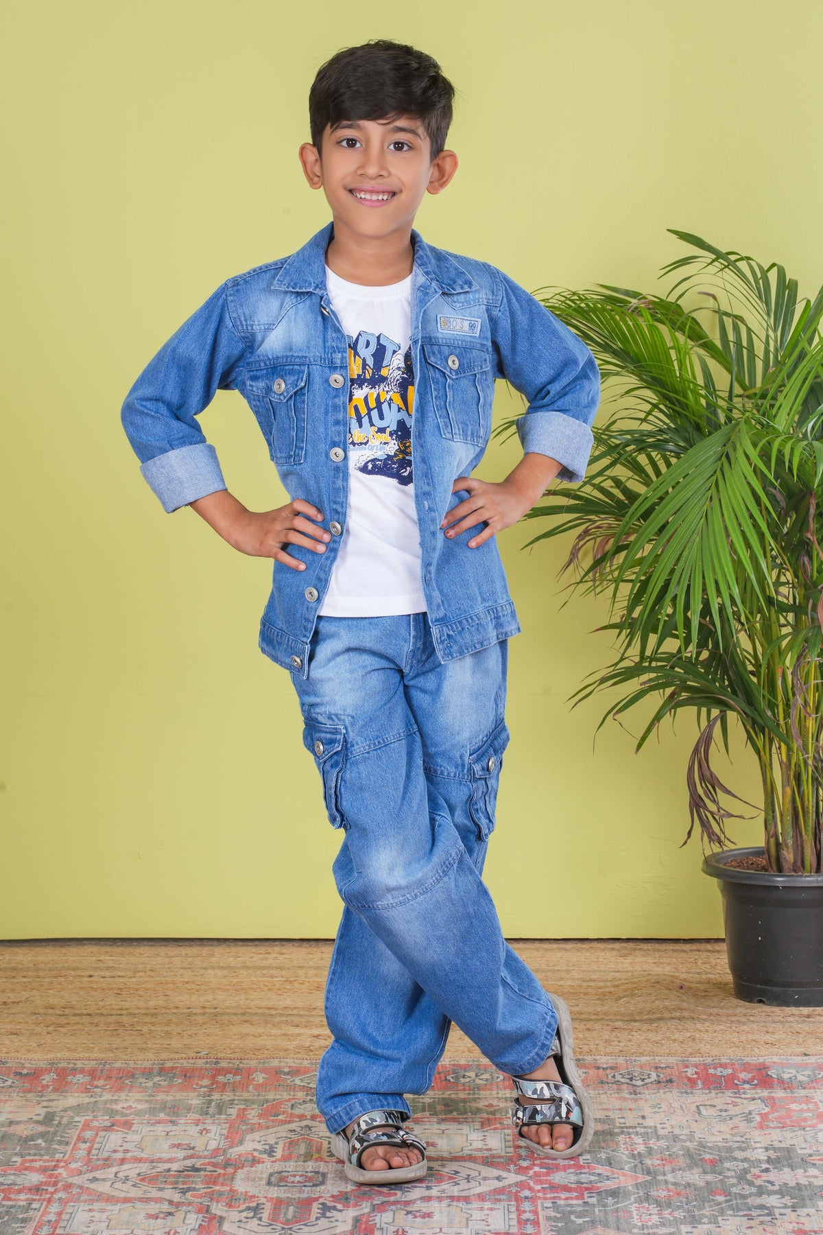 Boy's Denim Co-ord Set