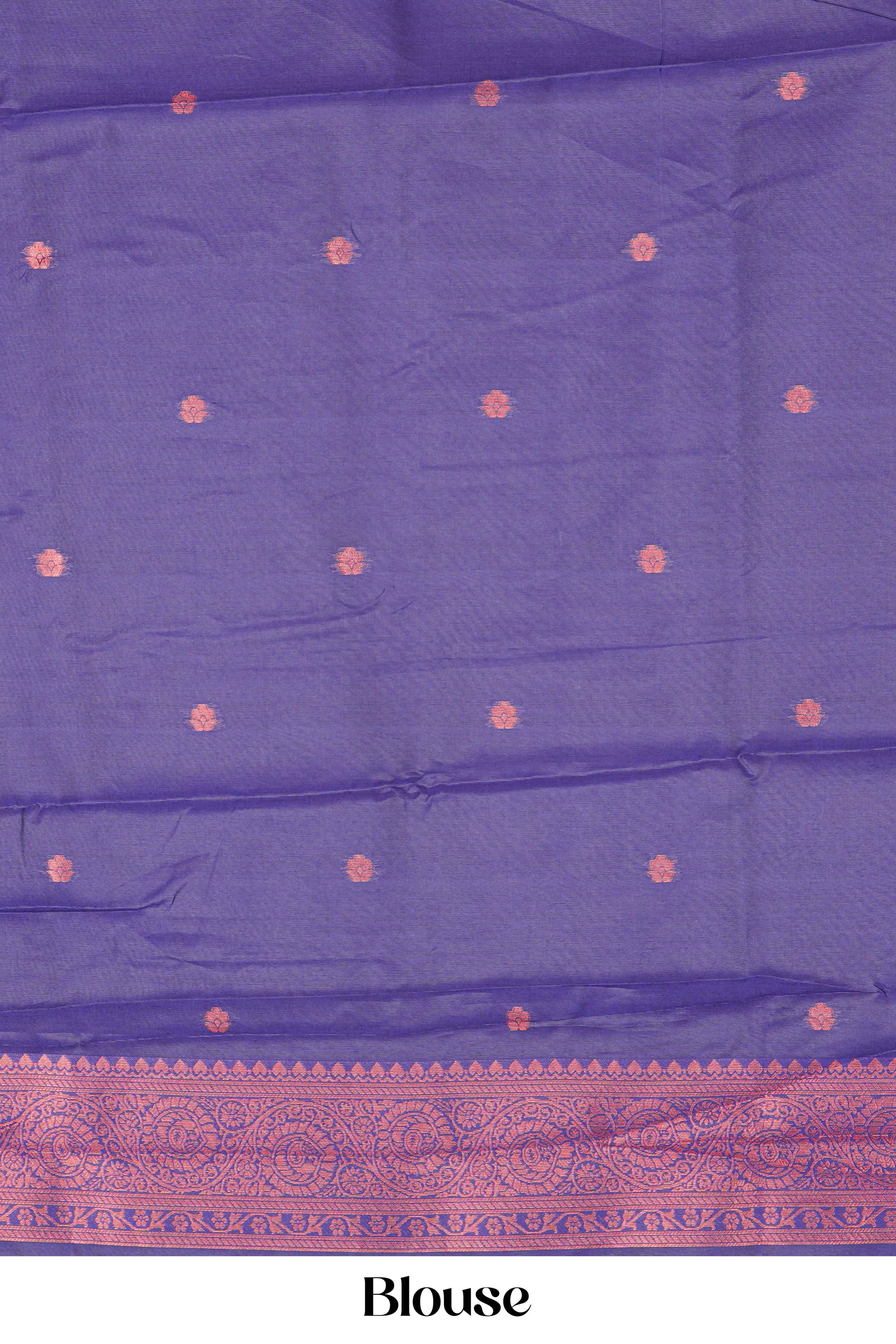 saree with purple blouse