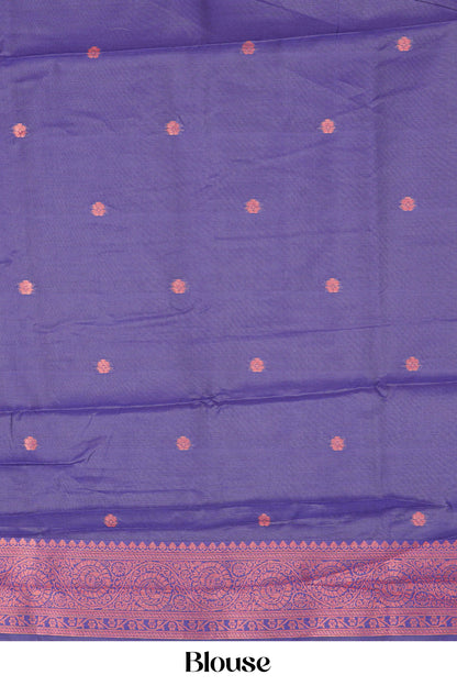 saree with purple blouse
