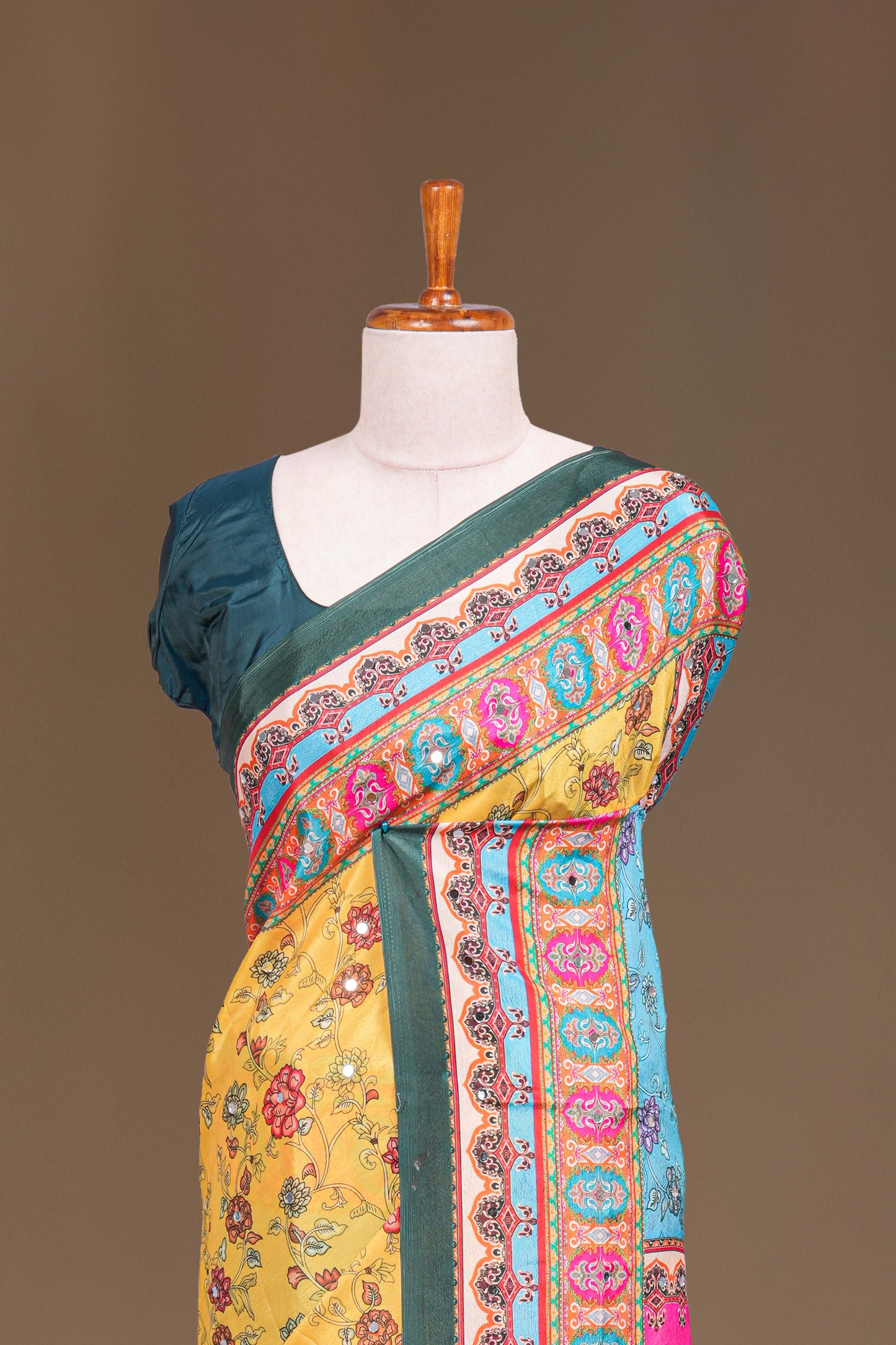 Rajasthani Mirror Work Sarees