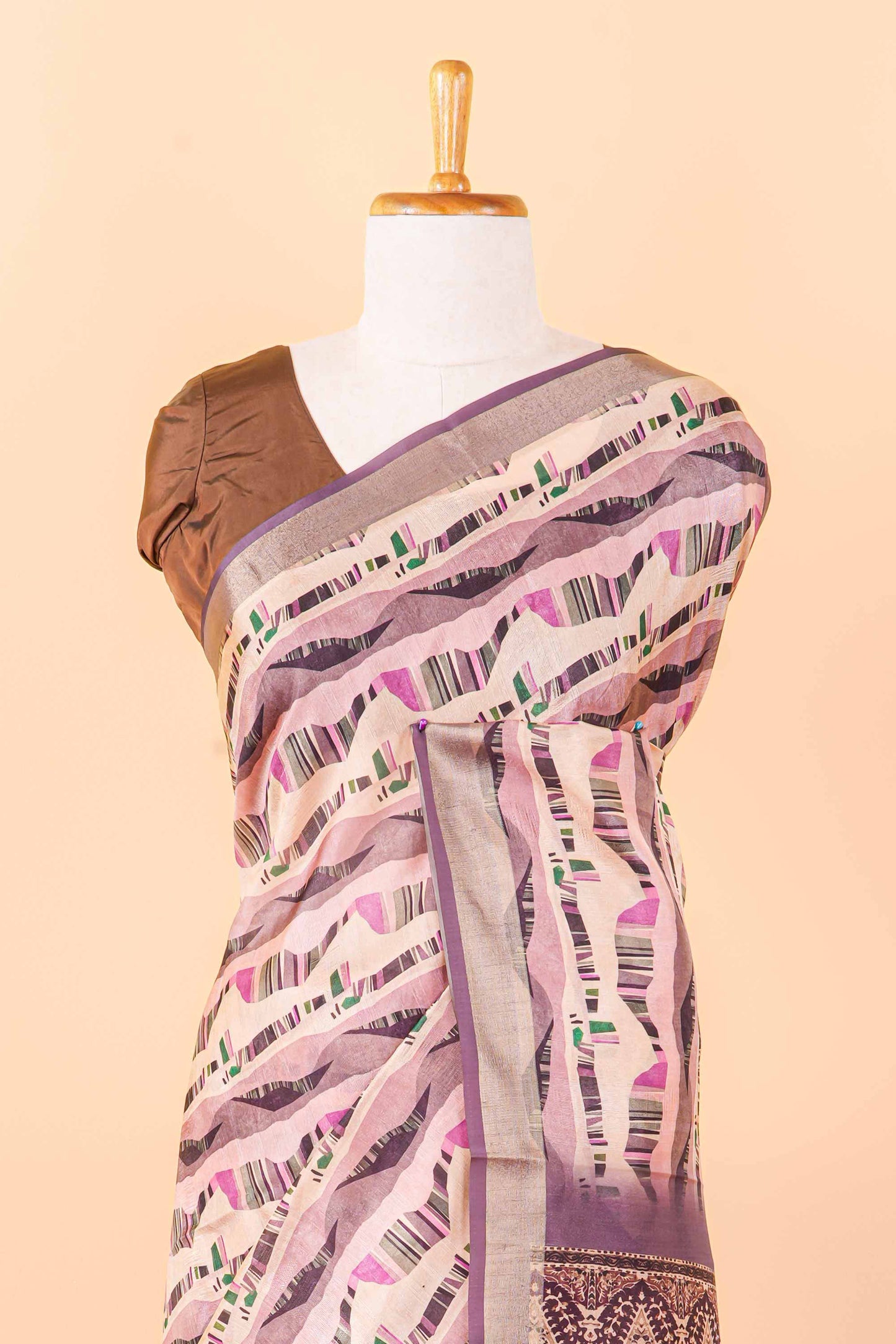 multi color saree