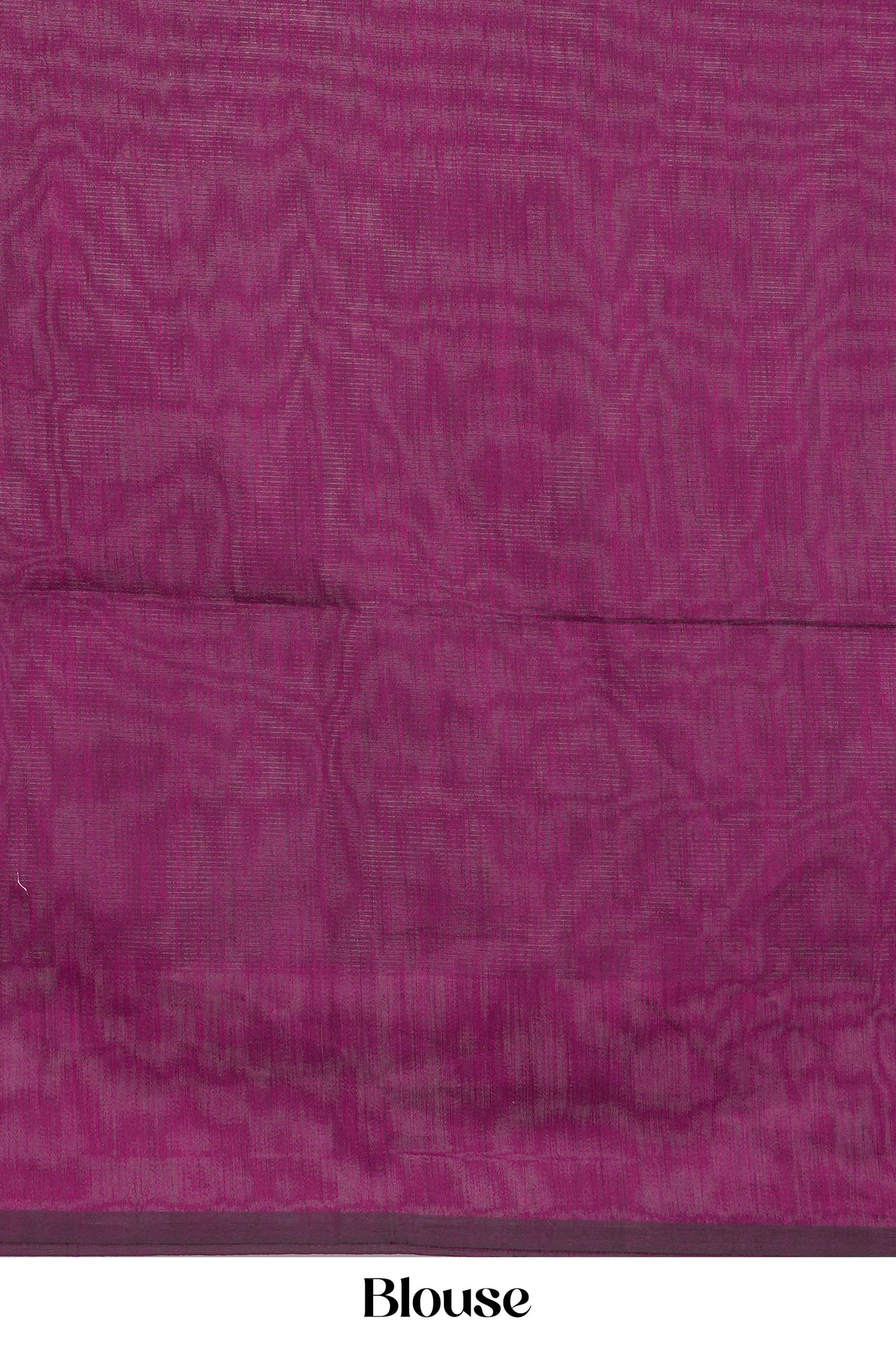 slub cotton saree with contrast blouse