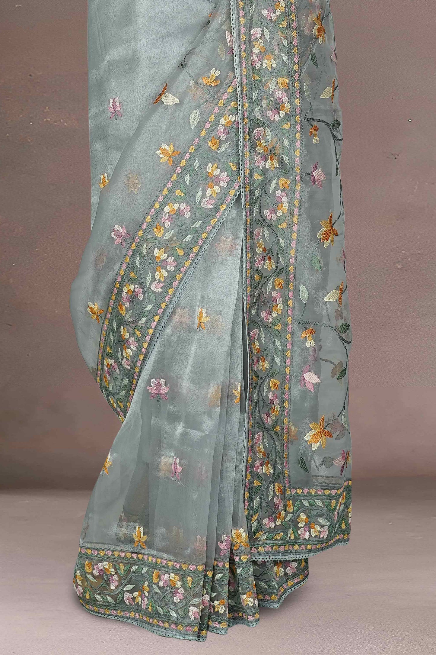 Organza  Sarees