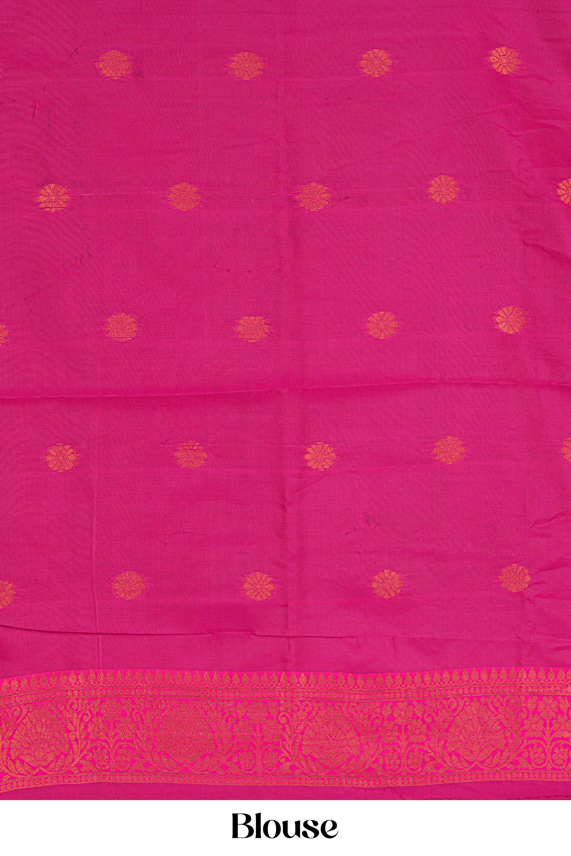 green saree with pink blouse