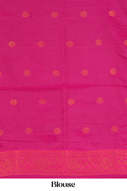 green saree with pink blouse