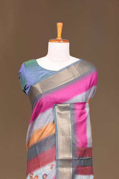 Moss Chiffon Sarees