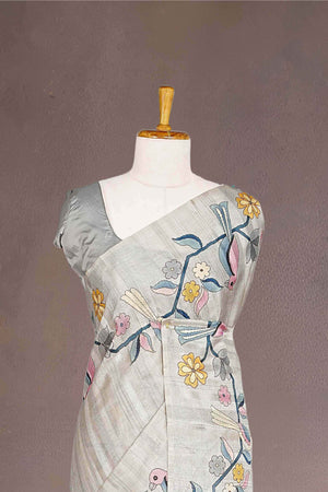 Semi Tussar Silk Sarees