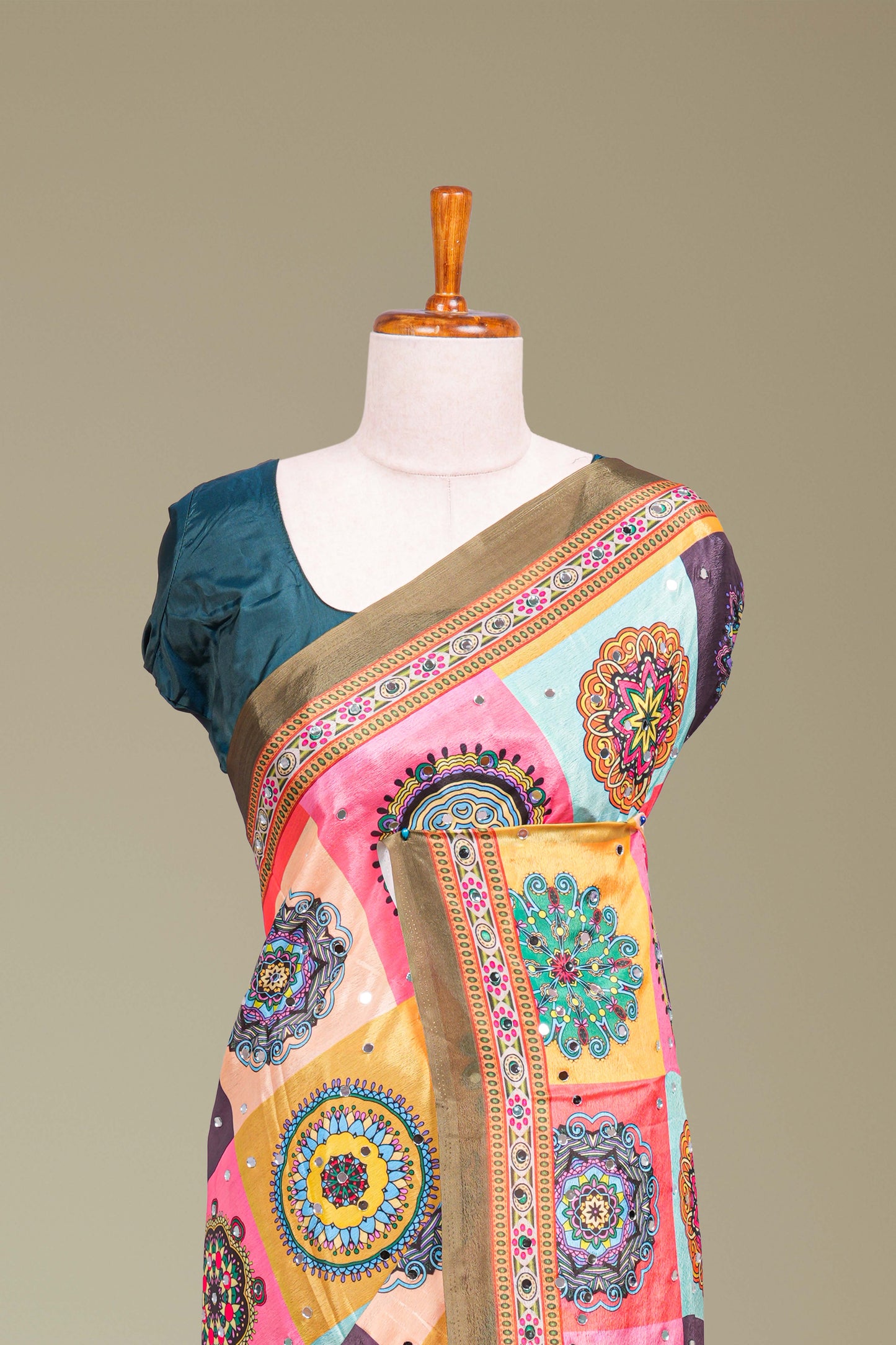 Rajasthani Mirror Work Sarees