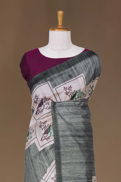 Tussar Cotton