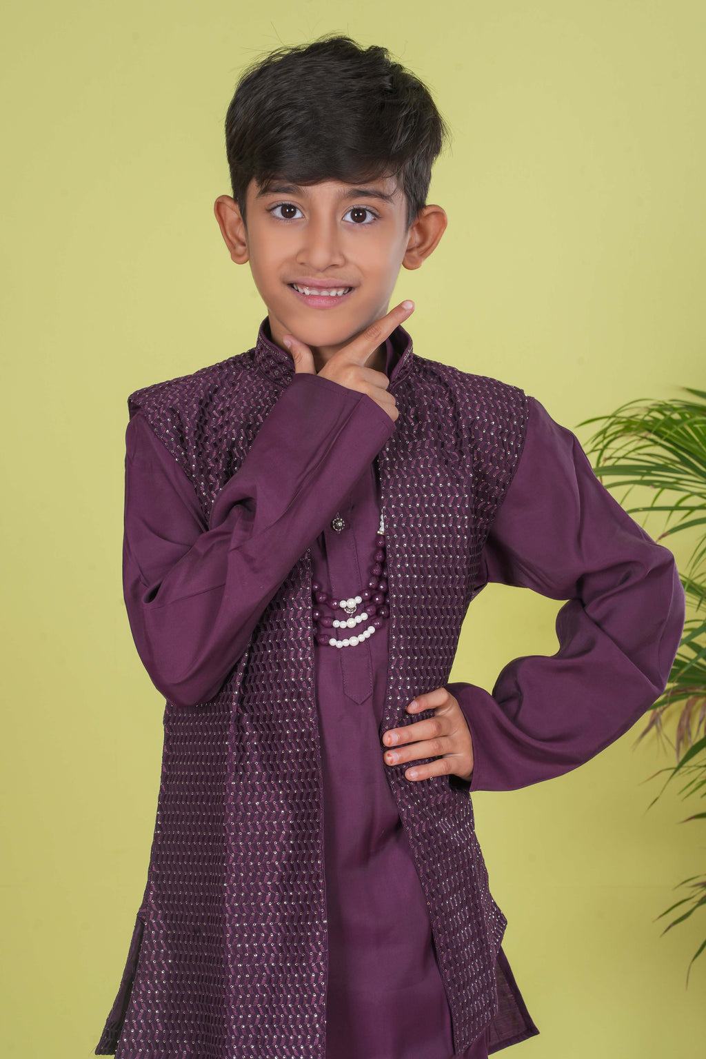Boy's Sherwani Set