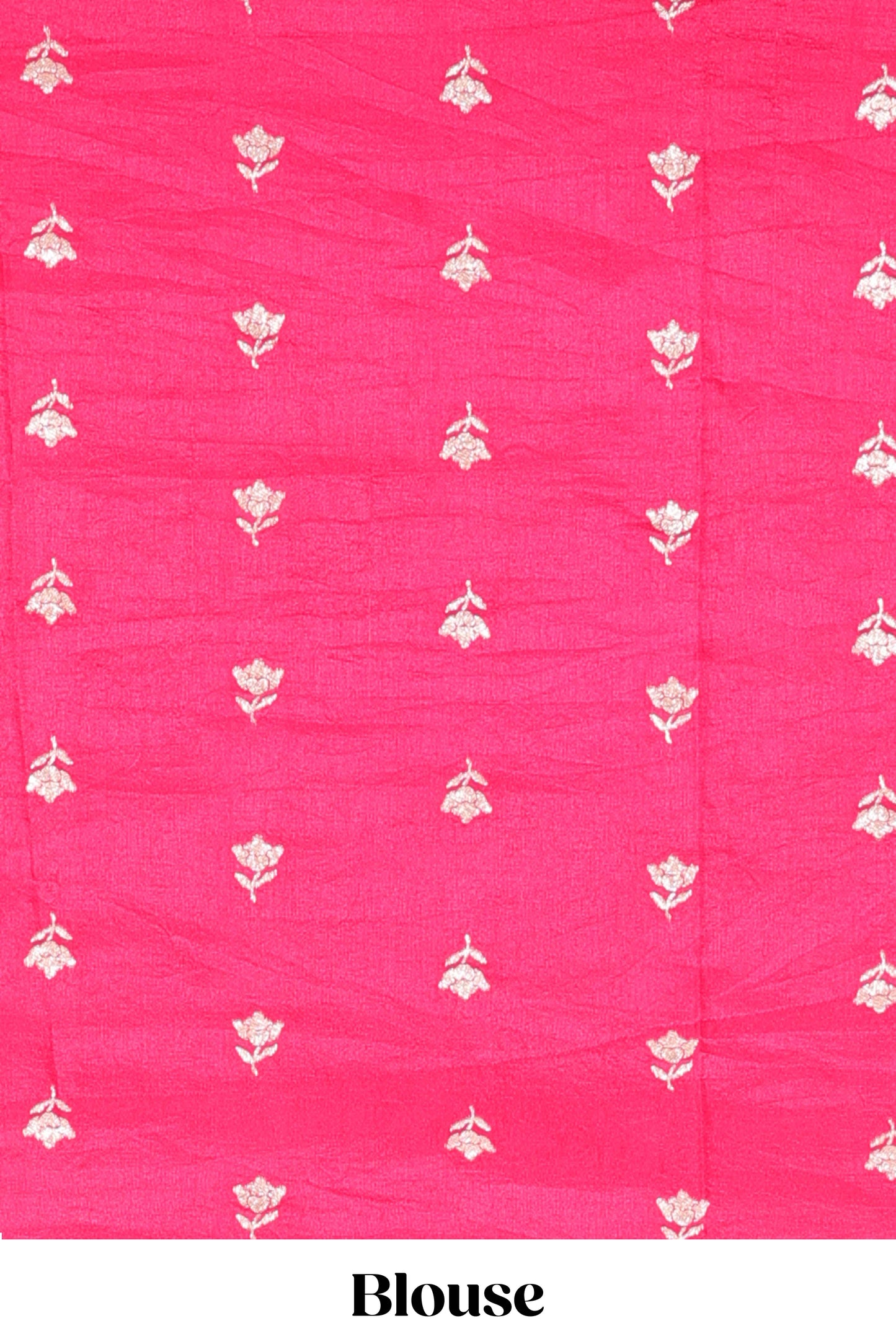 Lavender dola silk saree with all over zari butta, bendex zari border, rich zari pallu and contrast blouse