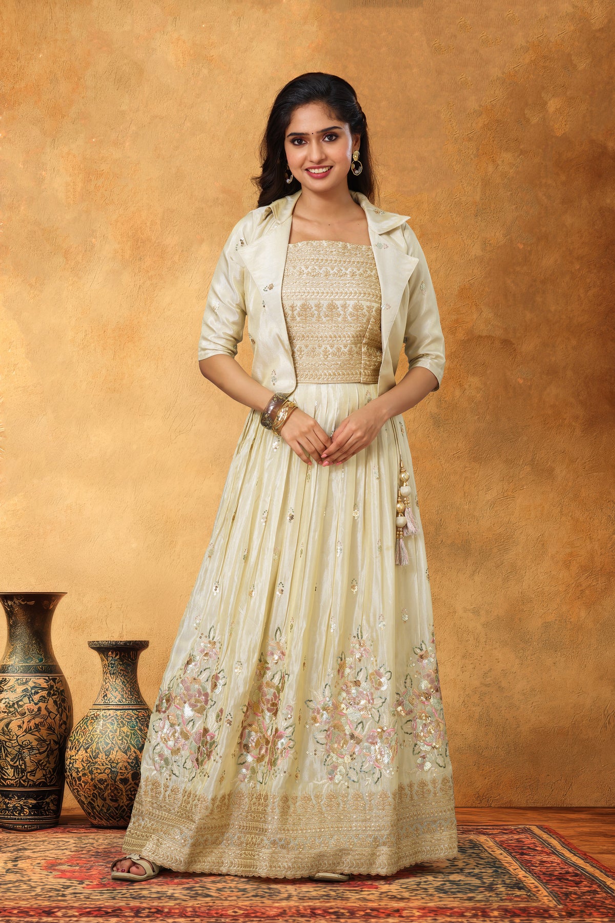 SHIMMER CHOLI
