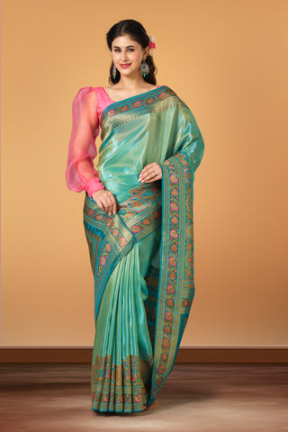 PRINTED SILK SAREE Image 4