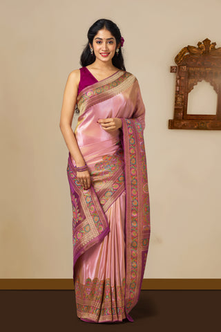 PRINTED SILK SAREE Image 3