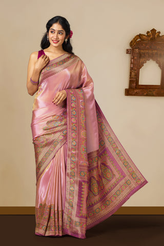 PRINTED SILK SAREE Image 4