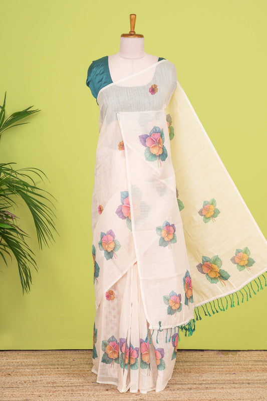 Linen Cotton Sarees