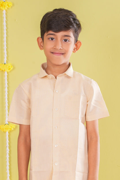 Boy's Dhoti Shirt Set